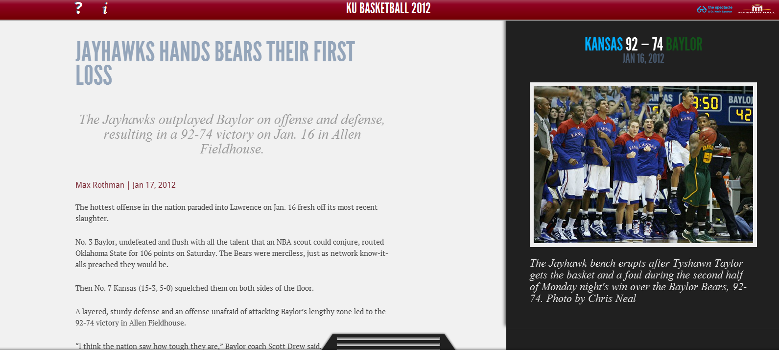 Men's Basketball 2012 Digital Edition